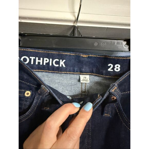 J. Crew 9” Mid-Rise Toothpick Jeans in Classic Wash Size 28 NWOT - Picture 3 of 7